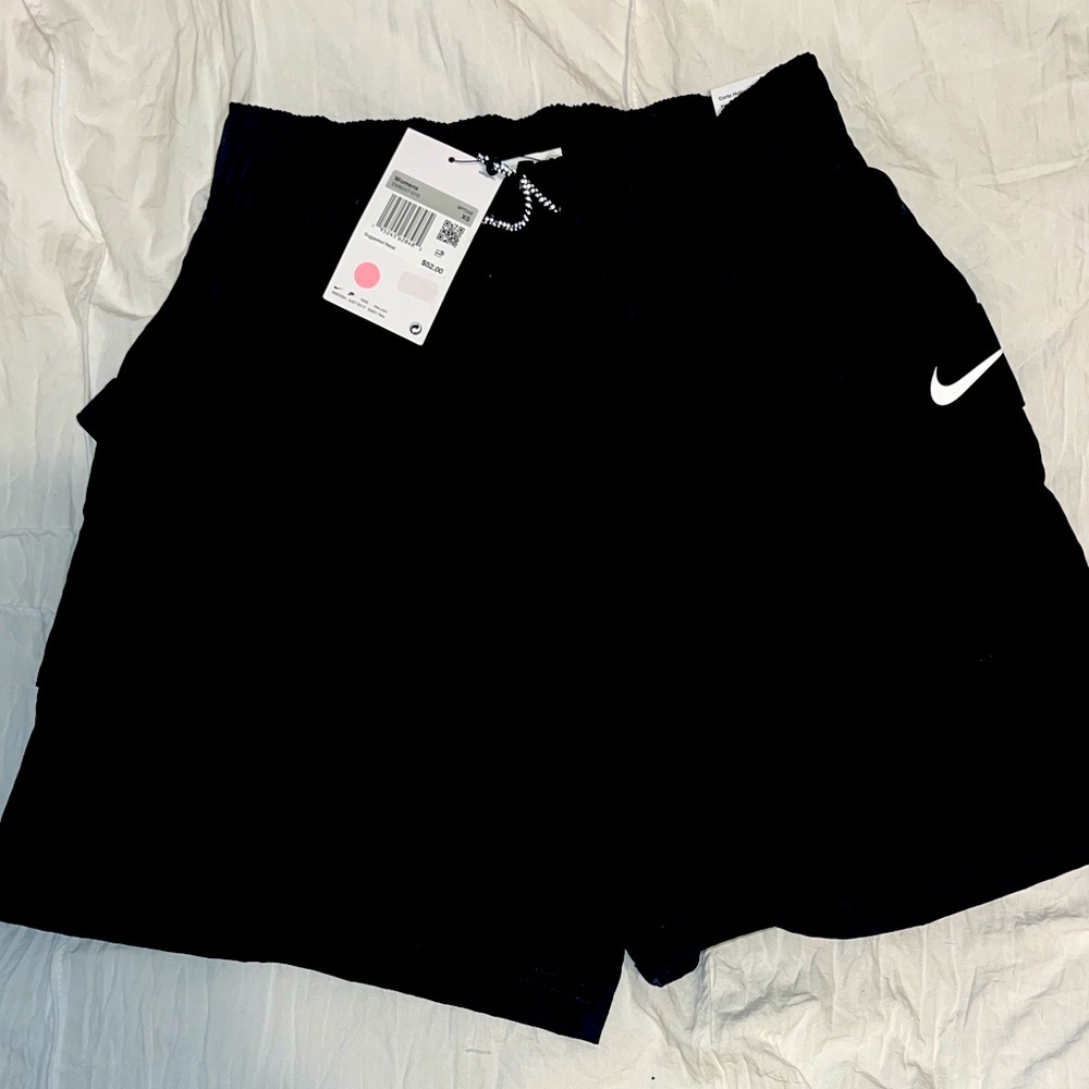 Black Nike shorts Loose fit high rise
